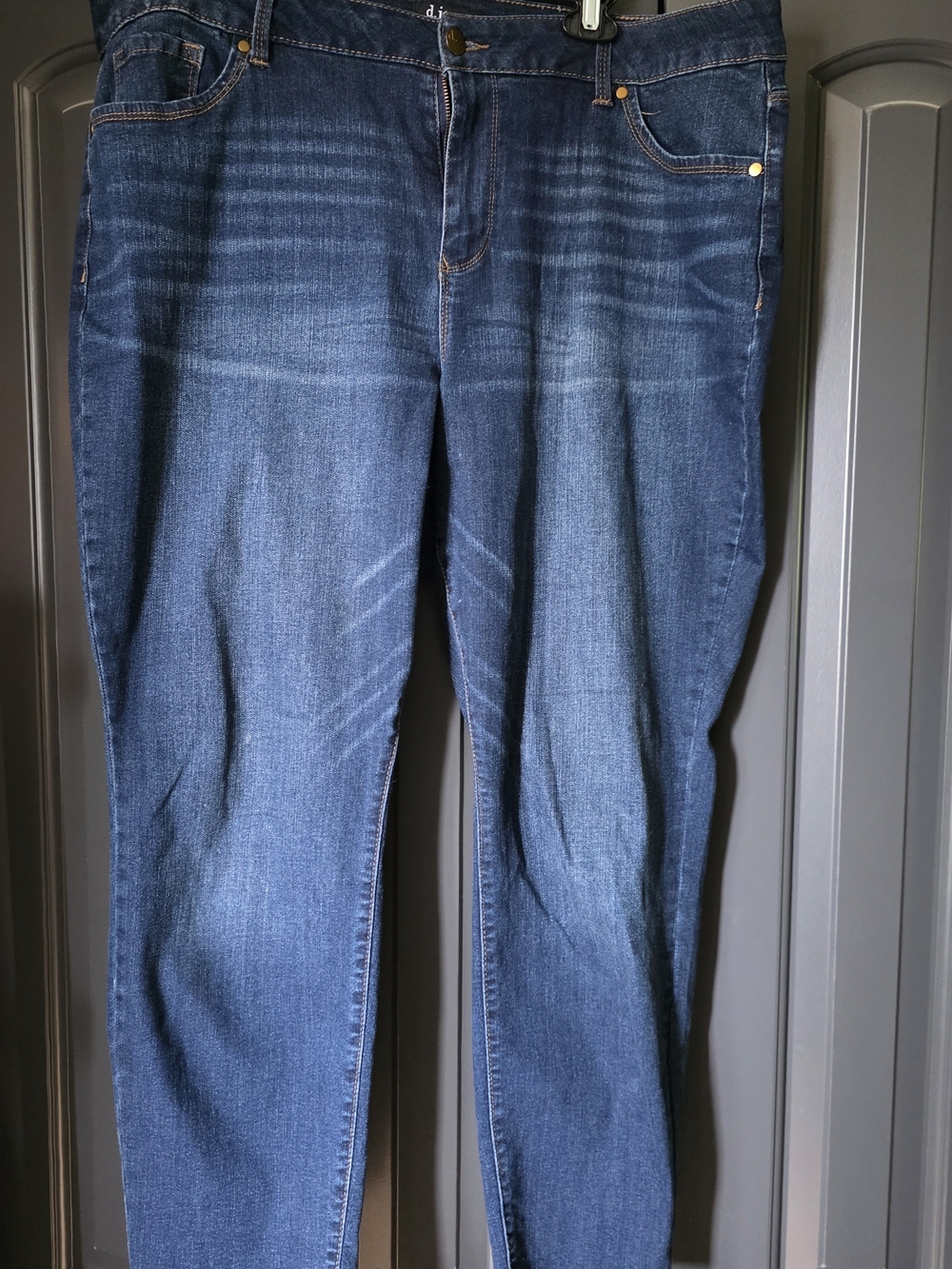 d. jeans Skinny Women's Jeans - Dark Blue Wash